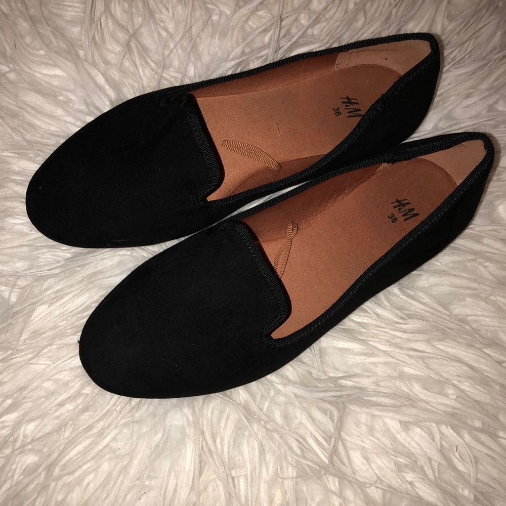 black h&m flats/shoes